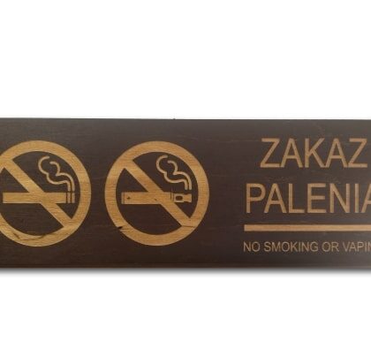 tabliczka zakaz palenia