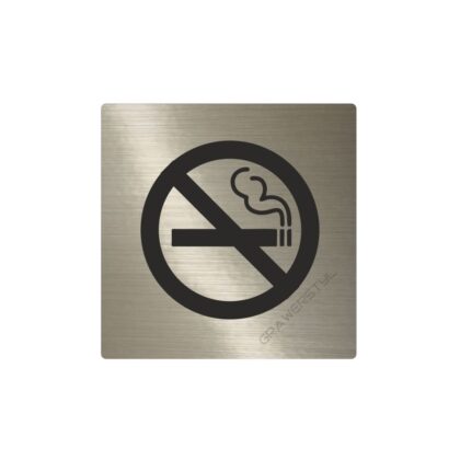 zakaz palenia piktogram grawerowany