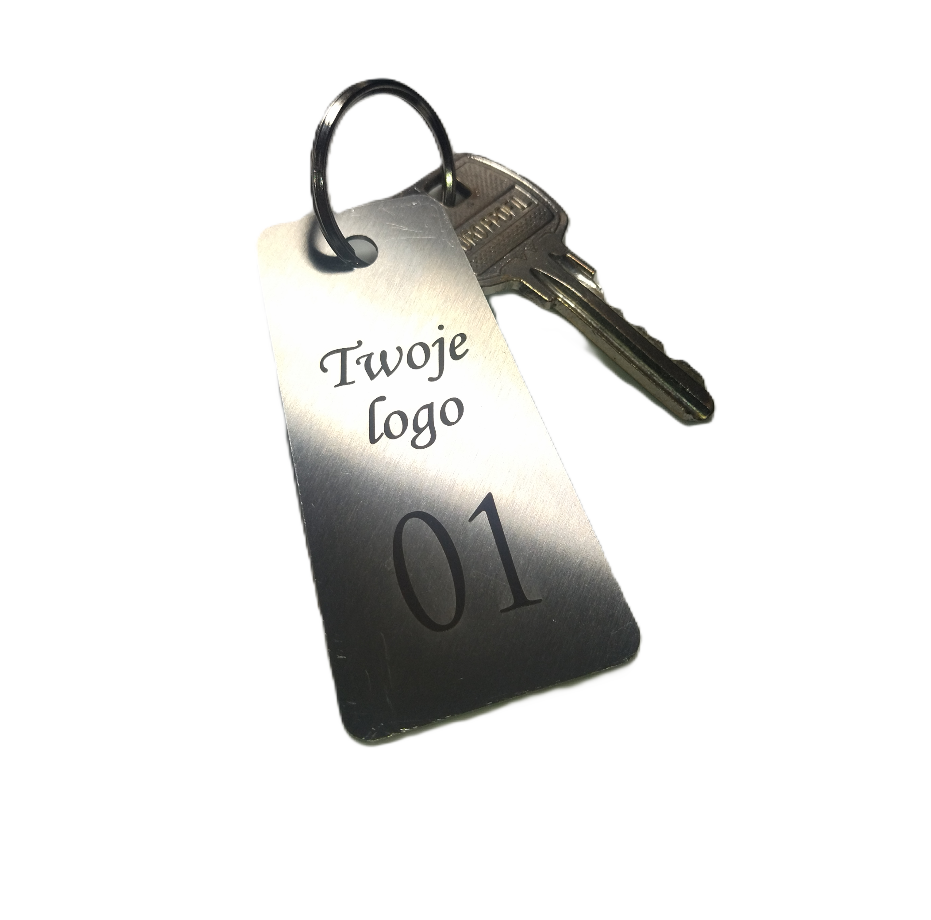 Brelok hotelowy metalowy 40x75 MS7501 - obrazek 5