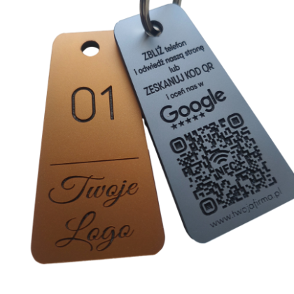 brelok z QR do WiFi hotel