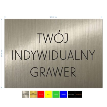 tabliczka na drzwi A4