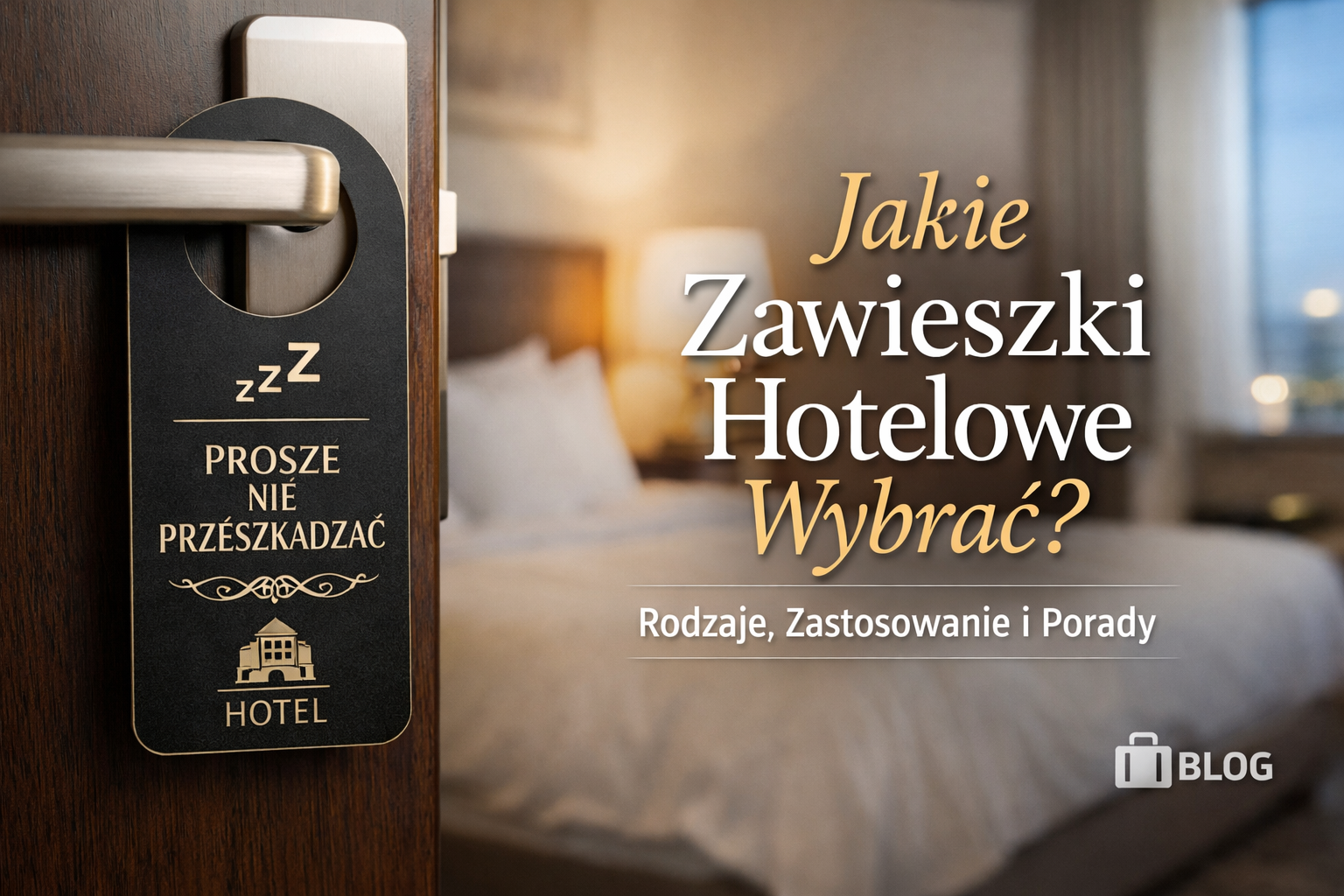 Zawieszki hotelowe – jakie wybrać i czy warto je mieć w obiekcie?